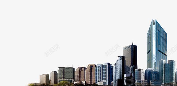 地产海报元素楼盘png免抠素材_新图网 https://ixintu.com 商业元素 地产海报元素楼盘 城市建筑 房子 高楼大厦
