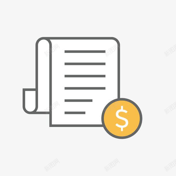 灰色手绘纸张png免抠素材_新图网 https://ixintu.com 富贵 手绘 报表 横线 横线线条 灰色 纸张 线稿 金币 黄色