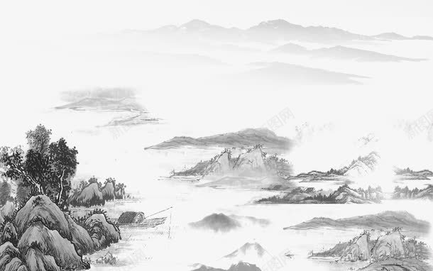 水墨文化png免抠素材_新图网 https://ixintu.com 水墨产品画册 水墨手册设计 水墨文化宣传 水墨文化画册 水墨画册设计
