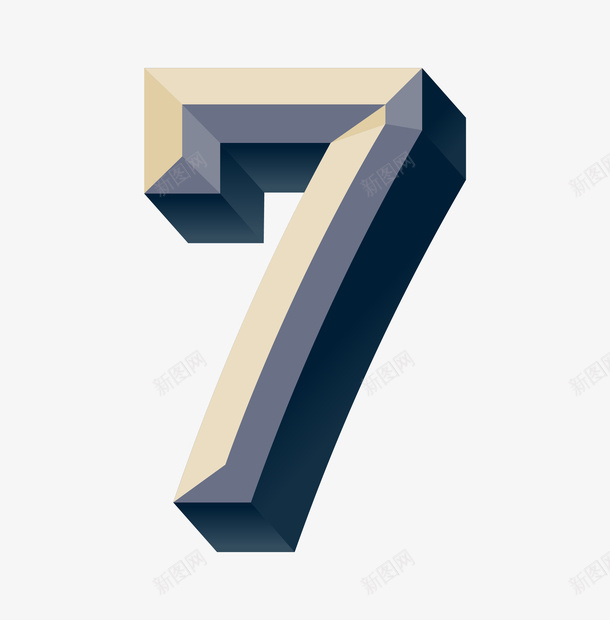 卡通手绘灰色数字7png免抠素材_新图网 https://ixintu.com 创意 动漫动画 卡通手绘 灰色数字7 简约 艺术