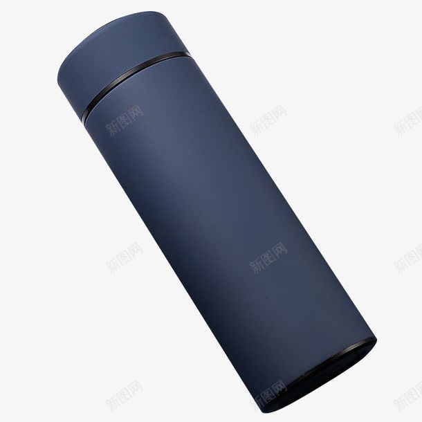 蓝色磨砂材质保温杯png免抠素材_新图网 https://ixintu.com 保温杯 免抠 实物 磨砂材质 素材 蓝色
