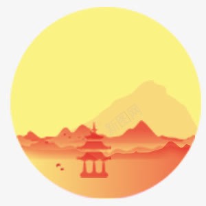 祥云云彩纹理背景png免抠素材_新图网 https://ixintu.com 云彩 圆月 山水 祥云 纹理