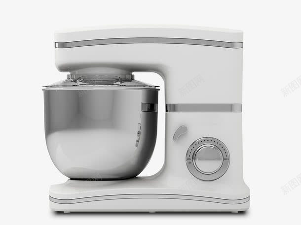 家居简约搅拌机png免抠素材_新图网 https://ixintu.com 家居生活 家用电器 银色大气