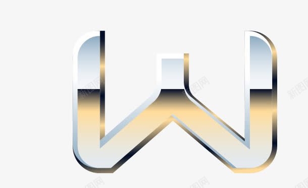 金属质感字母Wpng免抠素材_新图网 https://ixintu.com 创意字母 现代 金属质感字母数字