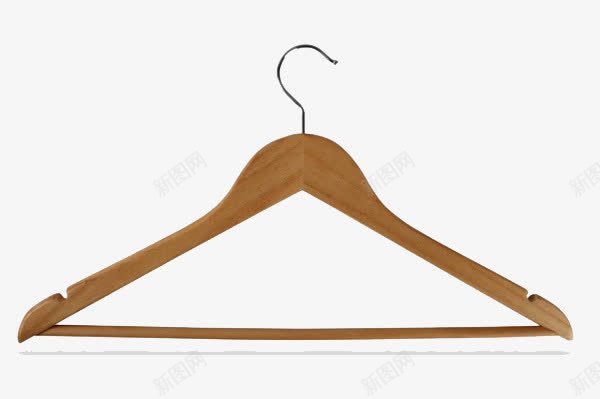 木质复古衣架png免抠素材_新图网 https://ixintu.com 复古木质 实用工具 家居 衣服撑子 衣架