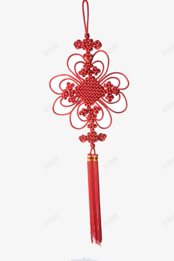 喜庆中国结png免抠素材_新图网 https://ixintu.com 中国结 中国风 产品实物 传统饰物 古老 吉祥喜庆 文化 红色 车内挂饰