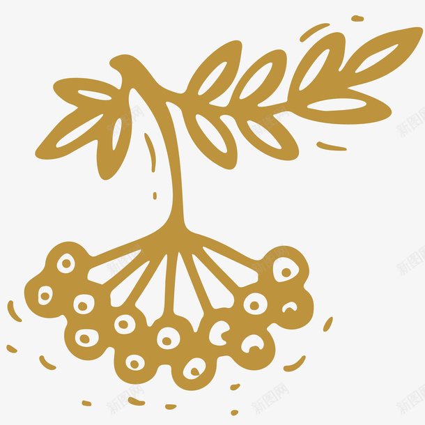 花椒矢量图ai免抠素材_新图网 https://ixintu.com 插画 矢量花椒免抠PNG 秋分 秋收 种子 花椒 调料 矢量图