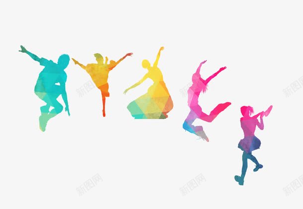 青春人物png免抠素材_新图网 https://ixintu.com 五四青年节 年轻人 时尚 潮流 致青春 跳跃的人 青春