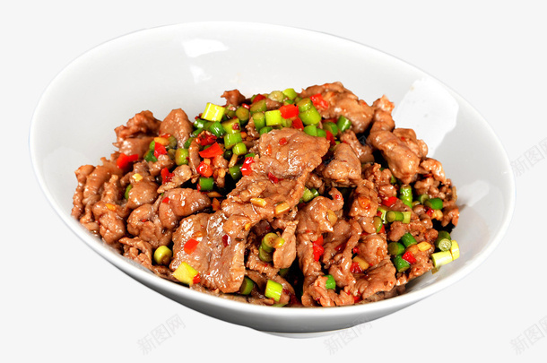 一碗葱花孜然牛肉png免抠素材_新图网 https://ixintu.com 一碗牛肉 孜然牛肉 炒牛肉 美食 葱花 辣椒 麻辣