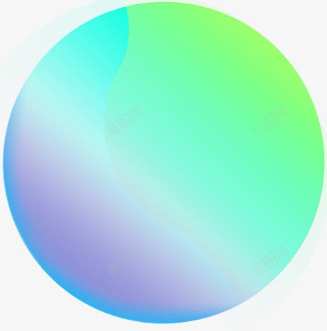 彩色渐变圆形标签png免抠素材_新图网 https://ixintu.com 圆形 彩色 标签 渐变