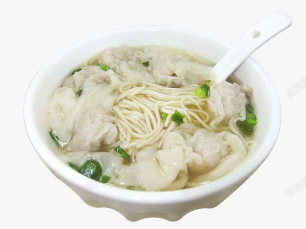 传统小吃馄饨面美食png免抠素材_新图网 https://ixintu.com 云吞面 传统美食 料理 特色小吃 面条 面食 馄饨面