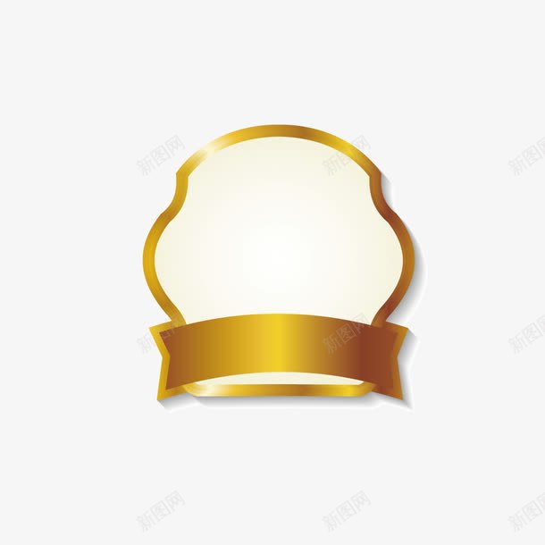 金色边框促销标签图标png_新图网 https://ixintu.com 产品促销 产品包装 产品边框 促销海报 包装设计 吊牌 图标 挂牌 淘宝促销 电商促销 网页设计 蝴蝶结