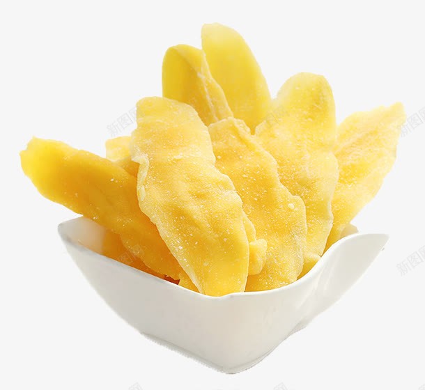 芒果干png免抠素材_新图网 https://ixintu.com 产品实物 美食 芒果干 黄色
