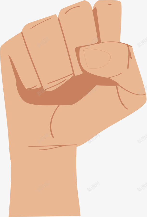 卡通手部握拳动作图标png_新图网 https://ixintu.com ok 大拇指 手势 手势图标 手指 手掌 手部动作 手部握拳动作 握手 握拳 比划
