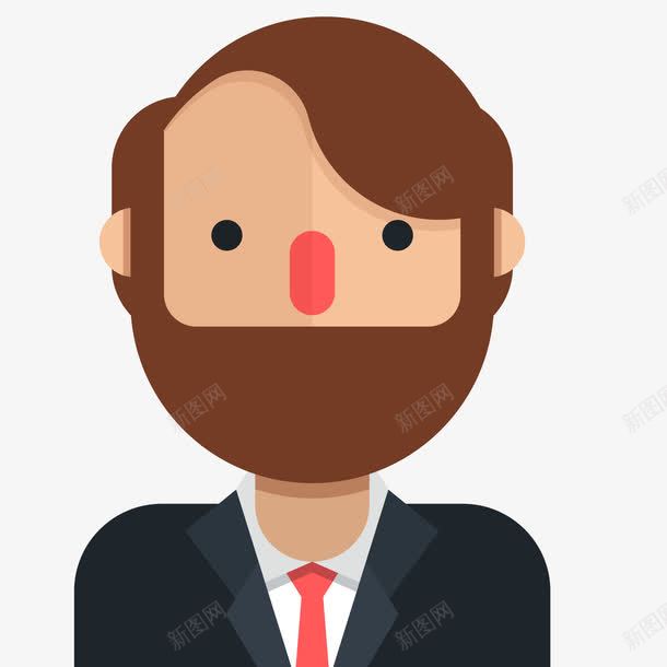 商务人士的头像png免抠素材_新图网 https://ixintu.com 人物的头像设计 商务人士 扁平化 招聘 白领头像 简历头像