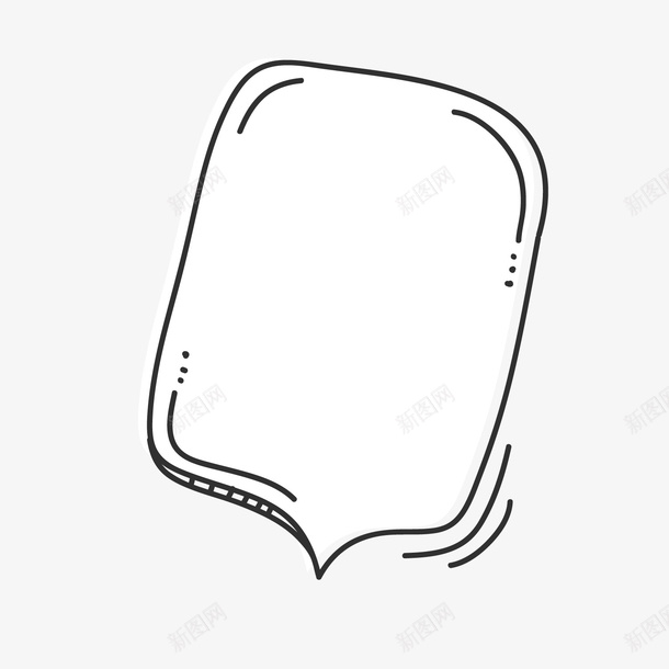 白色卡通语言气泡png免抠素材_新图网 https://ixintu.com 卡通语言气泡 文案背景 白色语言气泡 背景装饰