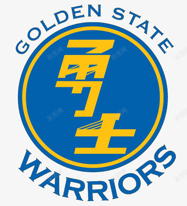 NBA勇士队logo图标psd_新图网 https://ixintu.com LOGO设计 NBA队伍 nba球队logo 动感 卡通 平面设计 徽章 标志 球队标志 美职篮 队徽