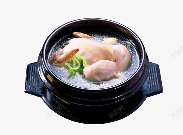 参鸡汤png免抠素材_新图网 https://ixintu.com PNG素材 养身汤 美食素材 葱丝 餐饮素材 鸡汤