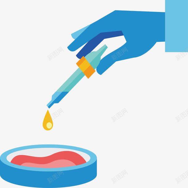 医学实验切片化验png免抠素材_新图网 https://ixintu.com 切片 切片实验 医疗 医疗实验 矢量png 胶头滴管