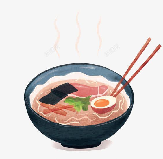 中式面条png免抠素材_新图网 https://ixintu.com 拉面 汤面碗 海鲜面 热汤面 牛肉面 面条免扣元素 鱼虾面 鸡蛋