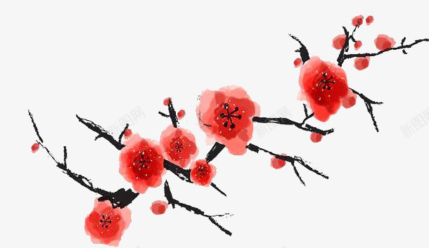 鼠年年味剪纸窗花梅花12png免抠素材_新图网 https://ixintu.com 剪纸 年味 新图网 梅花 窗花 鼠年