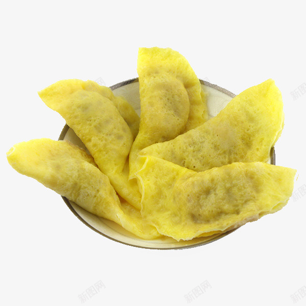 一碗煎饺png免抠素材_新图网 https://ixintu.com 传统美食 家常菜 美食 蛋饺 餐饮美食 饺子