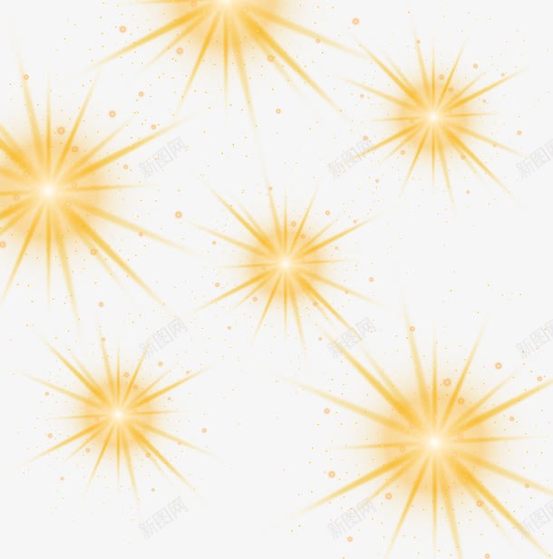 星星发光png免抠素材_新图网 https://ixintu.com 光斑 光速 发光 唯美光效 星星 流光 灯 炫影 照射 环形光效 红色光效 金色
