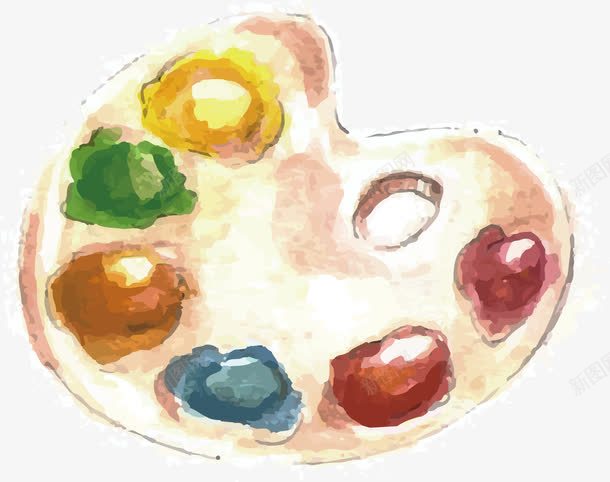 彩色画板png免抠素材_新图网 https://ixintu.com 卡通 彩色颜料 油墨 油彩颜料 颜料 颜料喷溅 颜料桶