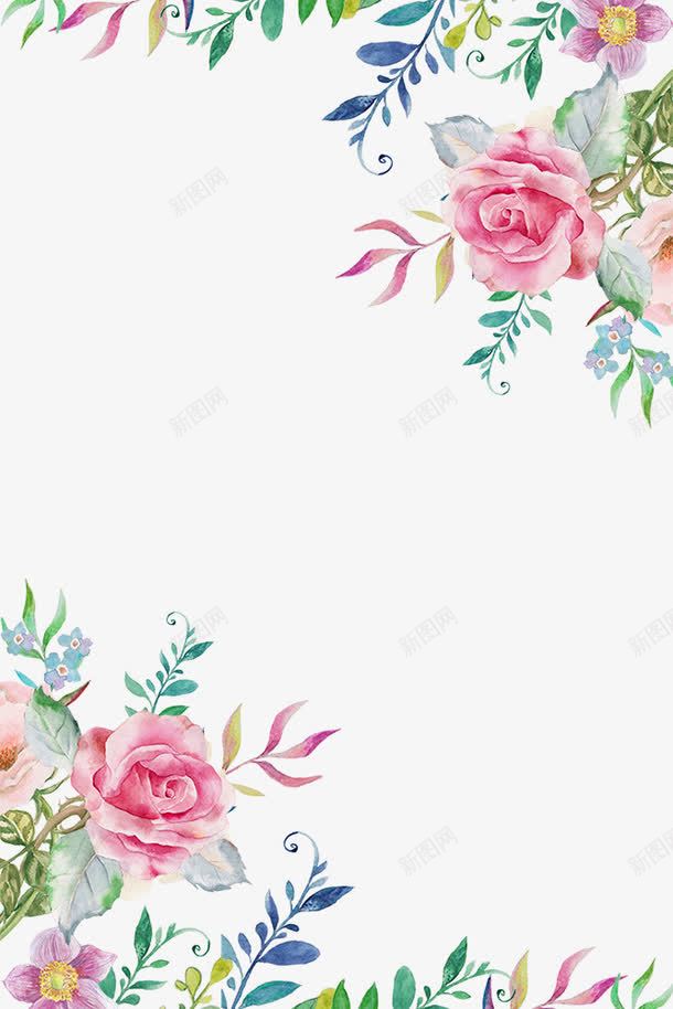 38妇女节创意花朵边框png免抠素材_新图网 https://ixintu.com 38女人节 38女王节 38女神节 38妇女节 day womens 花朵边框