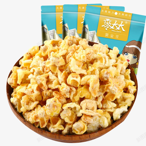 三只松鼠零食黄金豆爆米花png免抠素材_新图网 https://ixintu.com 三只松鼠 三只松鼠零食 奶油味 奶香 爆米花 玉米豆 零食 黄金豆