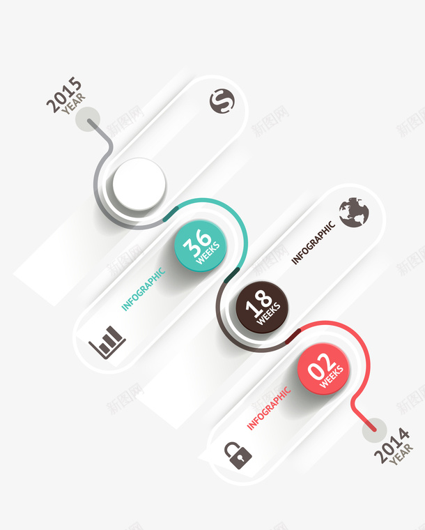 PPT信息图表png免抠素材_新图网 https://ixintu.com PPT信息 PPT信息图表 创意图表 商务信息图表 时间轴 流程图 矢量PPT 项目计划