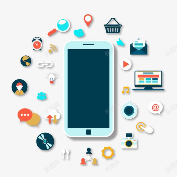APP应用png免抠素材_新图网 https://ixintu.com 手机功能 高清