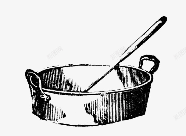 钢笔手绘烹饪用具插图png免抠素材_新图网 https://ixintu.com 厨房用品 家居用品 手绘 烹饪用具 钢笔 锅插图