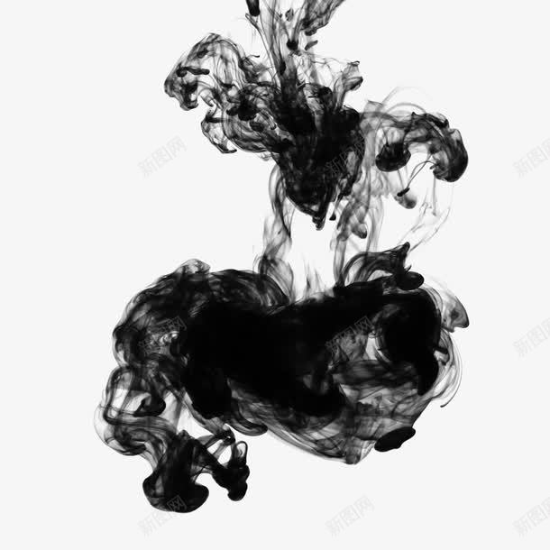 水墨水纹png免抠素材_新图网 https://ixintu.com 山水画广告 效果元素 水墨 水墨水纹 水纹 黑色