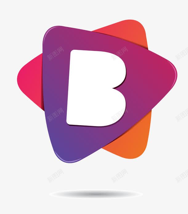 com b logo logo设计 创意字母b 商标 字母 字母b创意字母logo设计