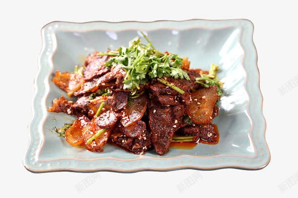 香拌牛肉png免抠素材_新图网 https://ixintu.com 下酒菜 凉拌菜 牛肉 美食素材 芝麻 葱 餐饮素材 香菜 香辣美食