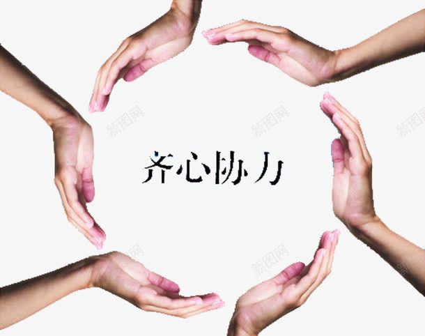 齐心协力人手组成的圆形png免抠素材_新图网 https://ixintu.com 一条心 人手 同心协力 团结 齐心 齐心协力