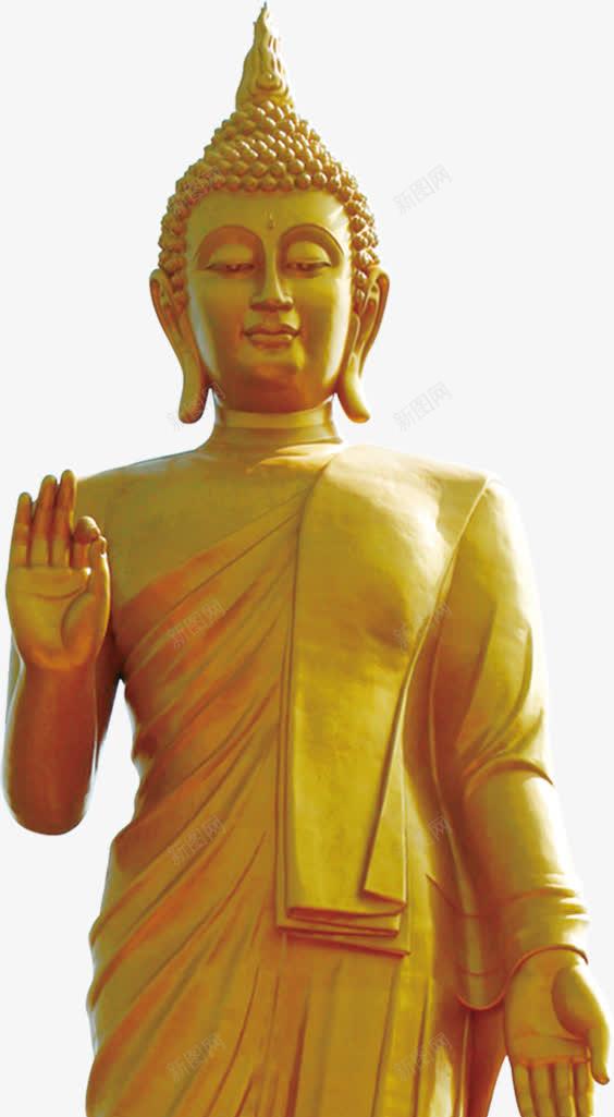 金色的大佛png免抠素材_新图网 https://ixintu.com 信仰 大佛 旅游 景点 西双版纳 金色