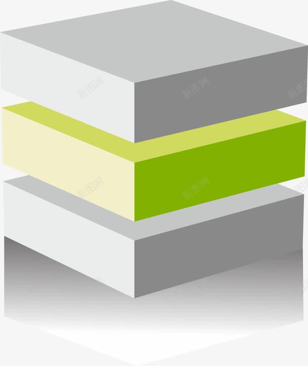 3D小方块矢量图ai免抠素材_新图网 https://ixintu.com 3D 几何立体 小方块 形状 彩色 矢量图