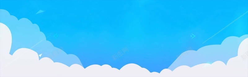 蓝色几何背景jpg设计背景_新图网 https://ixintu.com 云彩 云朵 几何 天空 扁平 海报banner 渐变 背景 蓝色