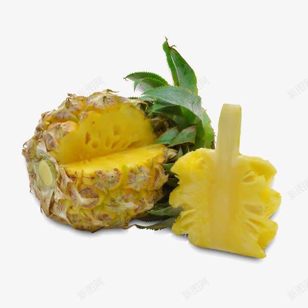 水果菠萝png免抠素材_新图网 https://ixintu.com 削皮 小吃 水果 菠萝 零食 食物