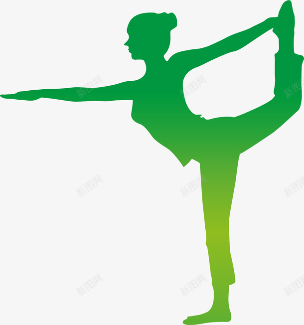 瑜伽女生矢量图eps免抠素材_新图网 https://ixintu.com 卡通健身女生 瑜伽女生 矢量女孩剪影 矢量图