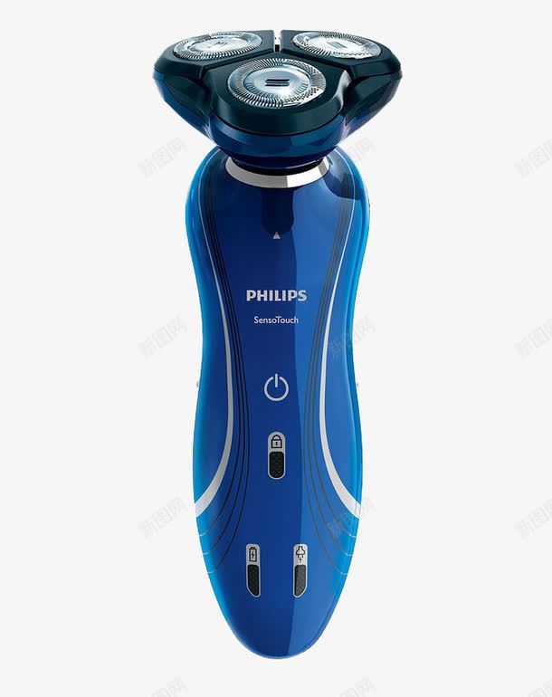 飞利浦剃须刀png免抠素材_新图网 https://ixintu.com 工业产品 电子产品 男士 蓝色