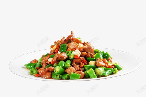 双椒仔兔png免抠素材_新图网 https://ixintu.com 传统美食 双椒兔子 尖椒仔兔 热菜摄影 青椒仔兔 餐饮美食