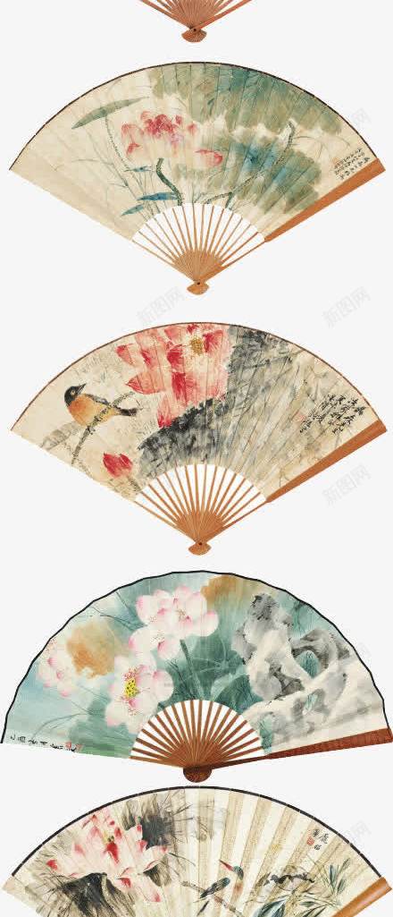 古风折扇海报png免抠素材_新图网 https://ixintu.com 古风 折扇 海报 设计
