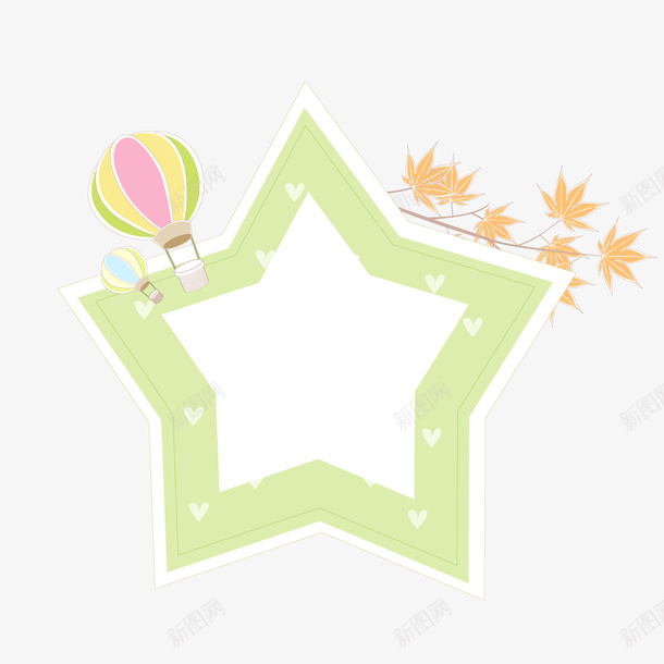 卡通星星便签纸矢量图ai免抠素材_新图网 https://ixintu.com 便签 便签纸设计 卡通 手绘 按钮 星星 热气球 矢量图
