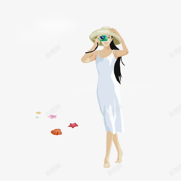 海边沙滩休闲卡通人物png免抠素材_新图网 https://ixintu.com 夏天海报素材 海岛小船 海岛旅游 海边沙滩休闲卡通人物 海边的人
