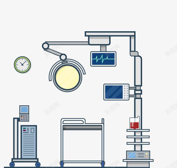 卡通医疗器材png免抠素材_新图网 https://ixintu.com 医疗仪器 室内装修 家具 家具摆设 家居摆设 家居摆设用品 家居用品 家庭用品 床柜 手术室 桌椅 生活家居 矢量素材
