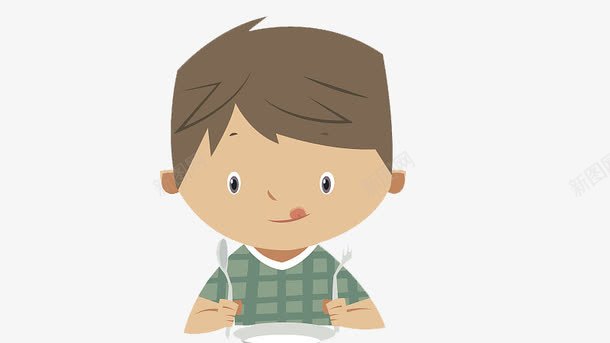 正在饭桌子上面等待吃饭的男孩png免抠素材_新图网 https://ixintu.com 准备 吃饭 安静 灰色 男孩子 等人 等待中 肚子饿 饥饿的少年 饿肚子