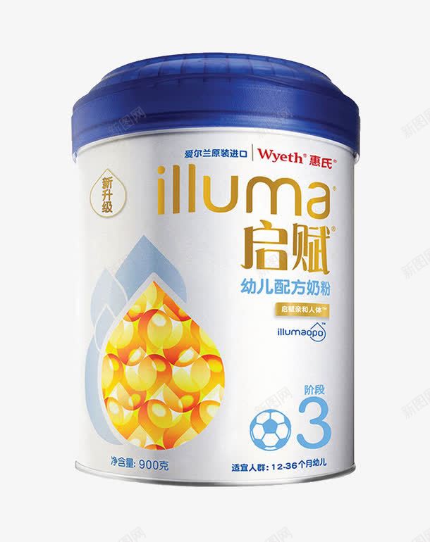 惠氏启赋3段幼儿配方奶粉png免抠素材_新图网 https://ixintu.com Wyeth illuma 产品实物 奶粉 婴儿奶粉 幼儿配方奶粉 惠氏启赋3段